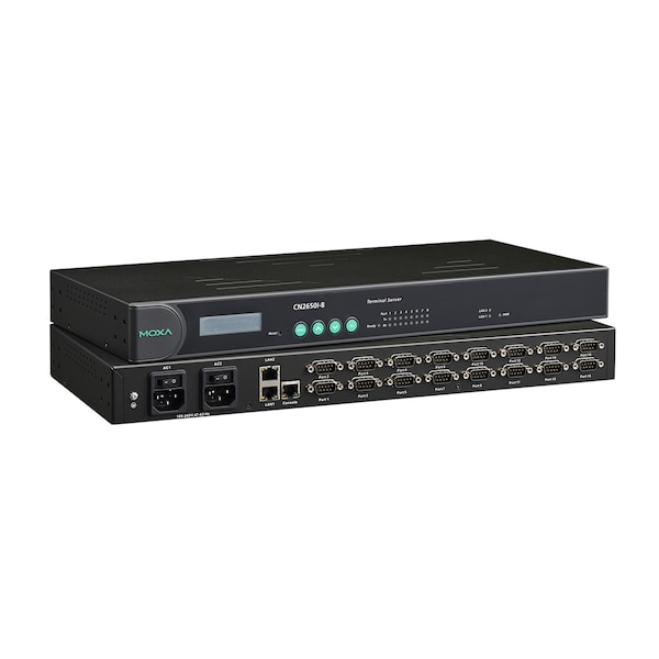 8Ports Rs-232/422/485 Terminal Server W/ Db9 Connector, Dual